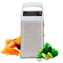 Ralador Inox 4 Faces Para Cozinha Legumes Verduras Queijos