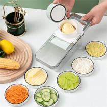 Ralador Mandoline Slicer 6 em 1 Fatiador Cortador Manual Lâmina Aço Alta Qualidade