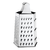 Ralador Manual 6 Faces E Alça Aço Inox Com Gourmet Cozinha