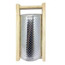 Ralador Mineiro Gigante Para Milho/Queijo Aço Madeira 43Cm