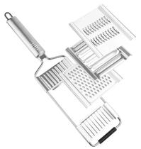 Ralador Multiuso Queijo Aço Inox Antiderrapante Cabo Prático