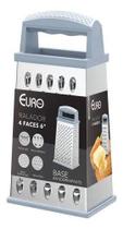 Ralador Portátil 4 Faces 9" Aço Inox Alça Ergonômica Euro Home