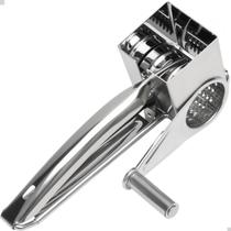Ralador Queijo Giratório Inox Manual Manivela Profissional Ralador Queijo Giratório Inox Manual Manivela Profissional