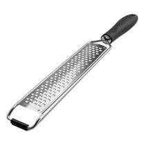 Ralador régua corte Médio Inox 39x4,5cm antiderrapante para queijos chocolates Ralador régua corte Médio Inox 39x4,5cm antiderrapante para queijos chocolates
