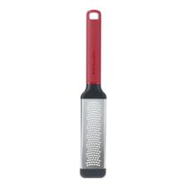 Ralador Zester Fino Queijo Legumes Inox Vermelho KitchenAid Ralador Zester Fino Queijo Legumes Inox Vermelho KitchenAid