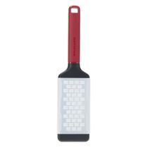 Ralador Zester Grosso Vermelho para Raspas Cozinha Utensílio para Limão Queijo Chocolate Inox Resistente Profissional PráticoKitchenAid