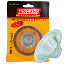 Ralinho Aco Inox Thompson Valvula Americana 3.1/2'' - Kit C/12 Pecas