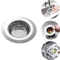 Ralinho Cestinha Para Pia Da Cozinha Inox Com Borda Ralo 9cm