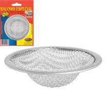 Ralinho Japones Aço Inox e Borda Aluminio - Ralo Pia Americana 3.1/2 Especial - PANAMI