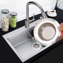 Ralinho Ralo de Pia Inox para Cozinha Japonês 11,5 cm