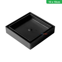 Ralo 10 x 10 Oculto Seca Piso porcelanato Inteligente Preto Ralo 10 x 10 Oculto Seca Piso porcelanato Inteligente Preto