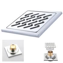Ralo 10x10 Aço Inox Banheiro Lavabo Anti Odor Anti Inseto Resistente Higienico Seguro Anti Corrosao