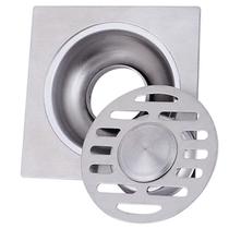 Ralo 10x10 Aço Inox Banheiro Lavabo Varanda Resistente Seguro Higienico Anti Corrosao