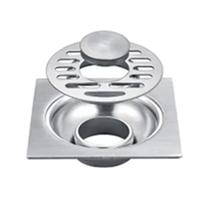 Ralo 10x10 Aço Inox Kit 4 Unidades Banheiro Lavabo Seguro Resistente Higienico