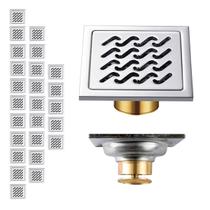 Ralo 10x10 Inox Anti Odor Kit 25 Banheiro Casa Higienico Varanda Quintal Jardim Anti Inseto Lavabo Ralo 10x10 Inox Anti Odor Kit 25 Banheiro Casa Higienico Varanda Quintal Jardim Anti Inseto Lavabo