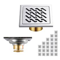 Ralo 10x10 Inox Banheiro Box Kit 25 Uni Anti Odor Casa Quintal Higienico Varanda Jardim Anti Inseto Lavabo Resistente Ralo 10x10 Inox Banheiro Box Kit 25 Uni Anti Odor Casa Quintal Higienico Varanda Jardim Anti Inseto Lavabo Resistente