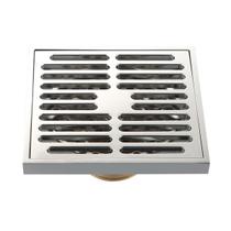 Ralo 10x10 Inox Banheiro Lavabo Cozinha Rapido Escoamento Anti Odor Anti Inseto Resistente