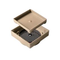 Ralo 10x10 Oculto Seca Piso-porcelanato Inteligente Bege