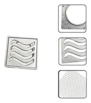 Ralo 10x10cm - Modelo Elite (4pç) Em Alumínio C/aro + Tela Ralo 10x10cm - Modelo Elite (4pç) Em Alumínio C/aro + Tela