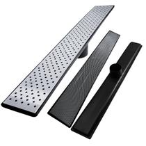 Ralo 15x100 Inox 304 Bolinhas com Anti Insetos e Coletor Plástico Saída 4 Polegadas