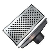 Ralo 15x30 Alumínio Perfurado Anti Inseto e Cocho Saída Baixa 100mm