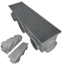 Ralo 15x50 Inox Perfurado Espelhado Cocho Cinza e Placa Anti Resíduo e Anti Insetos Ralo 15x50 Inox Perfurado Espelhado Cocho Cinza e Placa Anti Resíduo e Anti Insetos