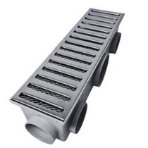 Ralo 15x50 Inox Reforçado Espelhado com Caixa Plástica Modular Cinza e Tela