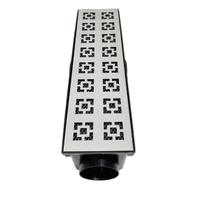 Ralo 15x50 Multi Saídas Grelha em Inox 304 Dubai com Tela Ralo 15x50 Multi Saídas Grelha em Inox 304 Dubai com Tela