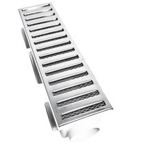 Ralo 15x50 Sequencial Inox Reforçado Polido com Tela e Coletor 11 saídas Branco