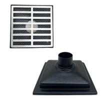 Ralo 20x20 Completo para Água Pluvial Saída Baixa 50mm