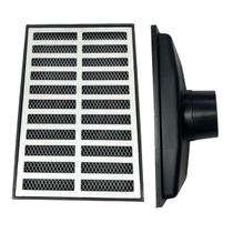 Ralo 20x30 Alumínio Anti Insetos com Sistema de Sifão e Coletor Saída Baixa 100mm - 4 polegadas