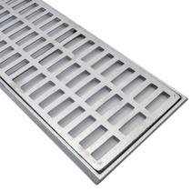 Ralo 20x50 Grelha Alumínio Linear Para Coleta Água Pluvial - VM Aluminios