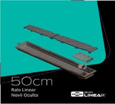 Ralo 50cm Novii Pvc Tampa Oculta C/ Fecha Ralo 6084 Grupo Linear