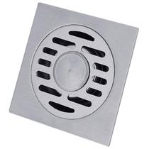 Ralo Aço Inox 10X10 Banheiro Lavabo Casa Jardim Quintal Anti Corrosao Resistente Seguro Higienico