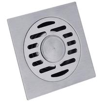 Ralo Aço Inox 10x10 Banheiro Lavabo Higienico Seguro Resistente Quintal Lavanderia