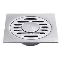 Ralo Aço Inox 10x10 Banheiro Lavabo Jardim Quintal Higienico Seguro Resistente Anti Corrosao