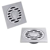 Ralo Aço Inox 10x10 Banheiro Lavabo Kit 2 Unidades Higienico Seguro Resistente