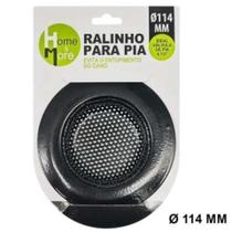 Ralo Aço Inox de Pia Preto Premium 11,5cm Home