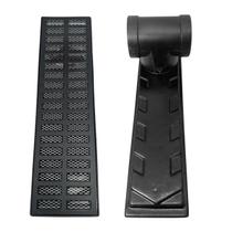 Ralo Aluminio 15x50 Preto Saída Canto com Difusor 4 pol Ralo Aluminio 15x50 Preto Saída Canto com Difusor 4 pol