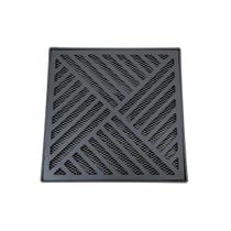 Ralo Alumínio Preto Fosco 30x30 Anti Inseto com Difusor Lateral 100mm 4 polegadas