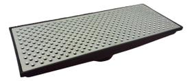 Ralo Anti Inseto Aluminio Fundido 20cm X 50cm Com Coletor
