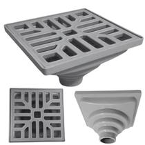 Ralo Anti Odor 15x15 Plástico Cinza Conforto Térmico Saidas Adapt 40mm até 100mm Ralo Anti Odor 15x15 Plástico Cinza Conforto Térmico Saidas Adapt 40mm até 100mm