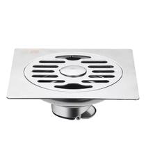 Ralo Anti-odor Elimina Mal Cheiro 15x15 Aço Escovado