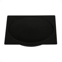 Ralo automatico rainha square 10x10 preto fosco