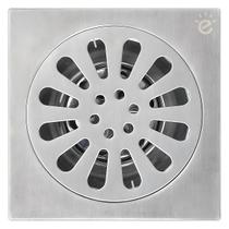 Ralo Banheiro Chuveiro Piso Chão Anti Odor Grelha Aço Inox 12cm