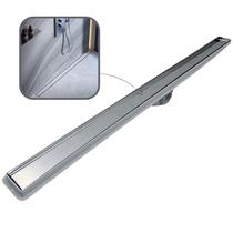 Ralo banheiro linear oculto 5 x 70 invisivel sifonado (piso)