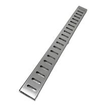 Ralo Borda Piscina Estreito 5x50 Inox Reta com Aro e Tela Ralo Borda Piscina Estreito 5x50 Inox Reta com Aro e Tela