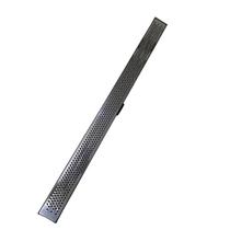 Ralo Box de Banheiro 70cm Inox Perfurado Espelhado Col Preto