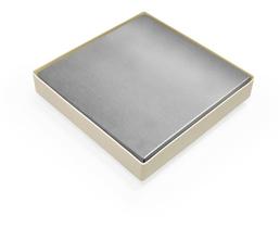 Ralo Branco Tampa Inox C/ Aba 10x10 - Multicerto