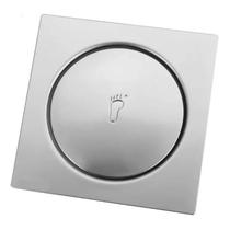 Ralo Cick Quadrado 10x10cm Inox - Brazhu Ralo Cick Quadrado 10x10cm Inox - Brazhu